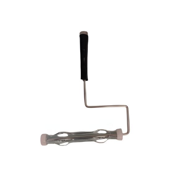 Monture de Rouleau Industrielle (Cage Robuste) Monture de rouleau industrielle robuste pour application de membrane liquide et enduit de toiture