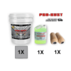 ProRust Kit 400 pi2 Kit peinture antirouille toiture tôle 400 pi2