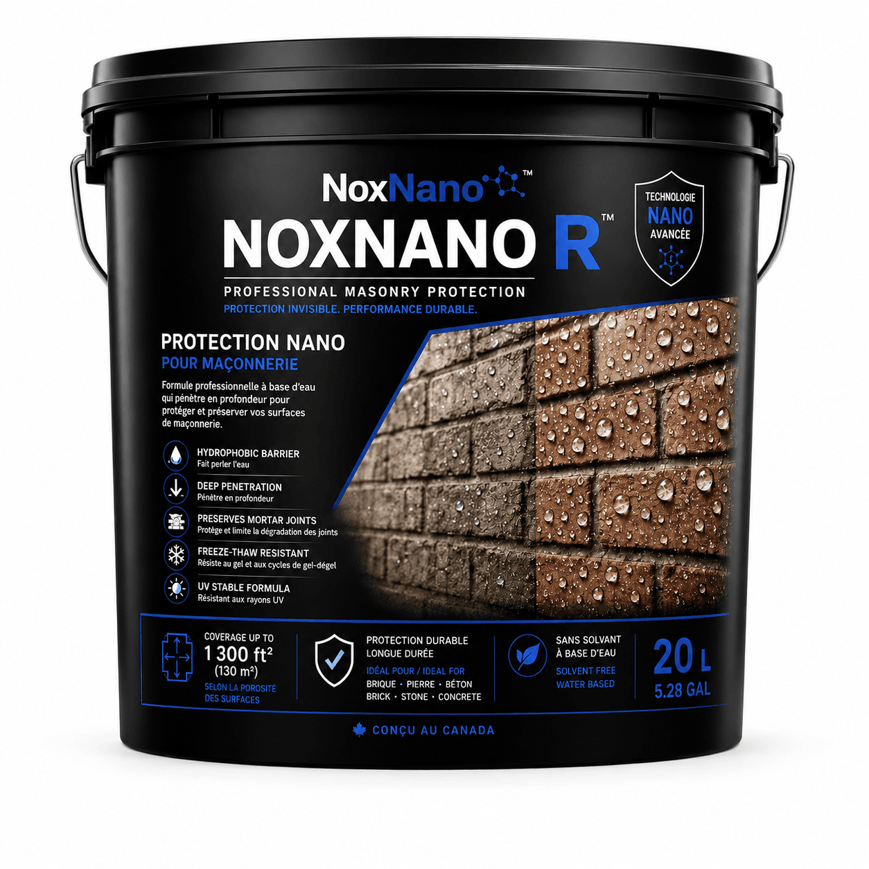 Noxnano R protection nano pour brique et béton
